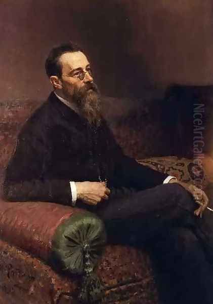 Portrait of the Composer Nikolay Rymsky-Korsakov - view 1