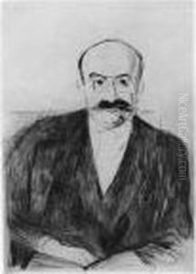 Dr. Max Asch (w. 25; S. 27) by Edvard Munch