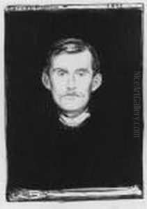 Self-portrait (selbstportrat) (w. 37; S. 31) by Edvard Munch