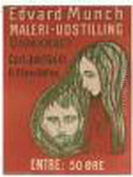 Man's Head In Woman's Hair, Poster (w.107) - view 1