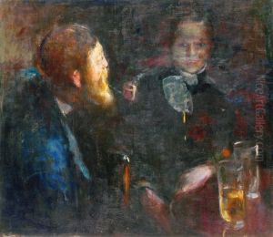 Tete-a-tete by Edvard Munch