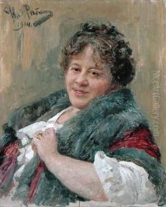 Portrait of Tatiana Olga Shchepkina-Kupernik (1874-1952) 1914