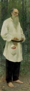 Portrait of Lev Tolstoy (1828-1910) 1901