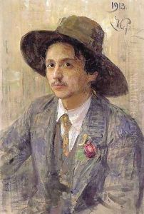 Portrait of the painter Isaak Izrailevich Brodsky