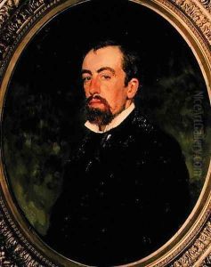 Portrait of Vasiliy Polenov (1844-1927), 1877
