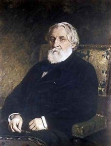 Portrait of Ivan Sergeevich Turgenev (1818-83) by Repin Iliya