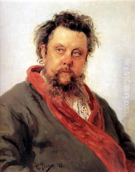 Portrait of the Composer Modest Musorgsky - view 1