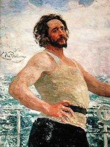 Portrait of Author Leonid Andreev (1871-1919), 1912