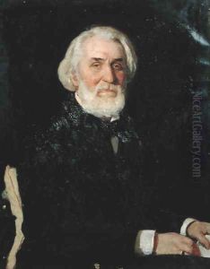 Portrait of Ivan S. Turgenev (1818-83), 1879 by Repin Iliya