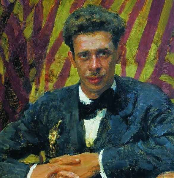 Portrait of sketcher, painter and theatre scenographer Nikolai Vladimirovich Remizov - view 1