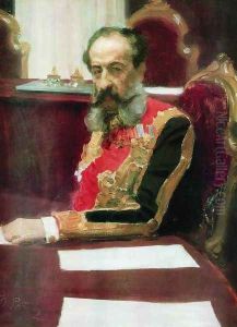 Portrait of member of State Council and Grand Chamberlain, Prince Mikhail Sergeyevich Volkonsky