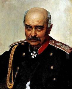 Portrait of general and statesman Mikhail Ivanovich Dragomirov