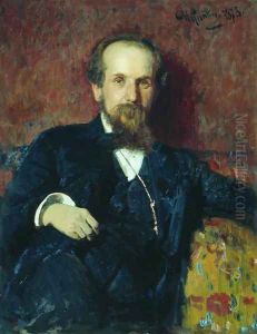 Portrait of the painter Pavel Petrovich Chistyakov