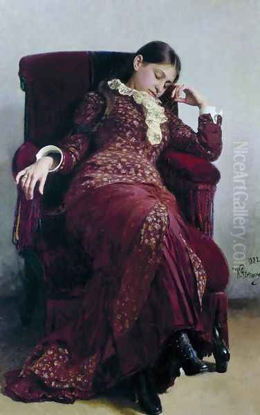 Rest. Portrait of the artist's wife - view 1