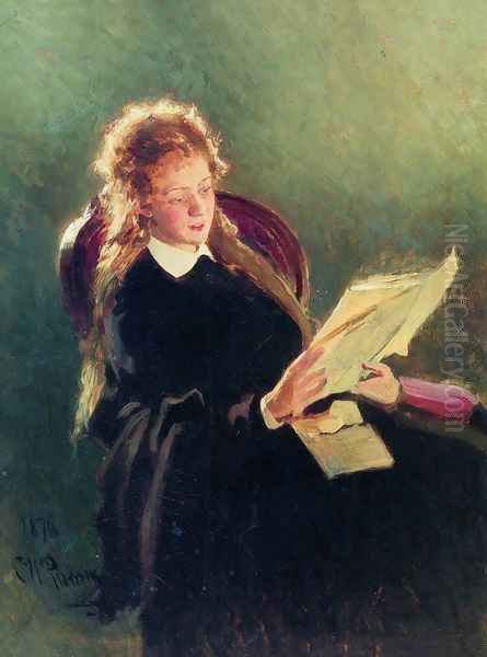 Reading girl - view 1