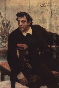 Portrait of actor Pavel Vasilyevich Samoylov