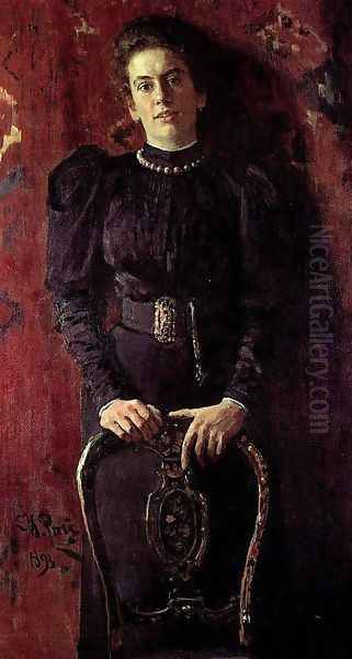 Portrait of Tatiana Lvovna Tolstaya, daughter of the writer - view 1