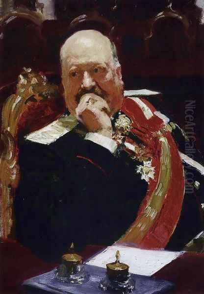 Portrait of Vice Minister of the Interior, cavalry general and member of State Council, Count Aleksey Pavlovich Ign - view 1