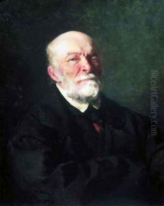 Portrait of the Surgeon Nikolai Ivanovich Pirogov by Repin Iliya