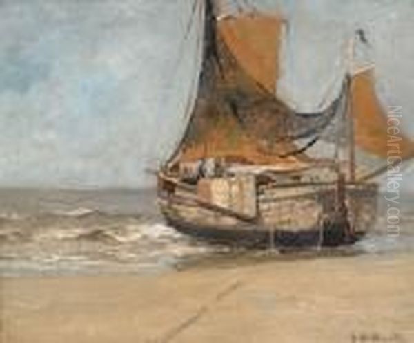 Barge On The Beach - view 1