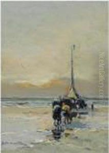 Bringing In The Catch by Gerhard Arij Ludwig Morgenstje Munthe