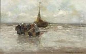 Collecting The Catch by Gerhard Arij Ludwig Morgenstje Munthe