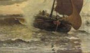 A Bomschuit In The Breakers by Gerhard Arij Ludwig Morgenstje Munthe