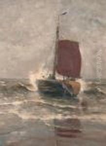 A Bomschuit In The Breakers by Gerhard Arij Ludwig Morgenstje Munthe