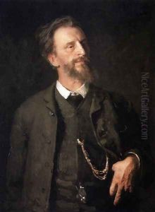 Portrait of painter Grigory Grigoryevich Myasoyedov