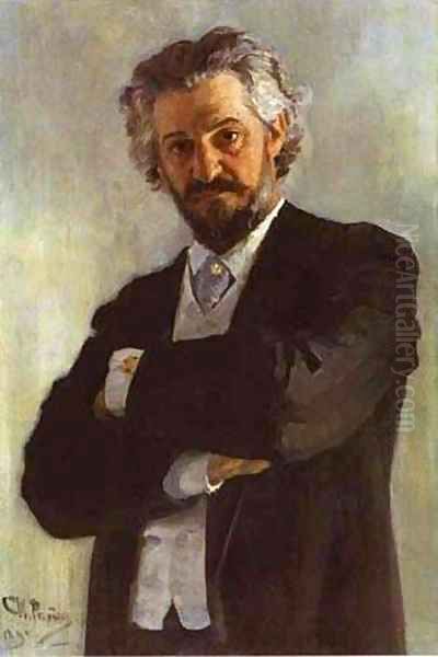 Portrait Of The Chello Player Alexander Verzhbilovich 1895 - view 1