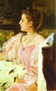 Portrait Of Countess Natalia Golovina 1896