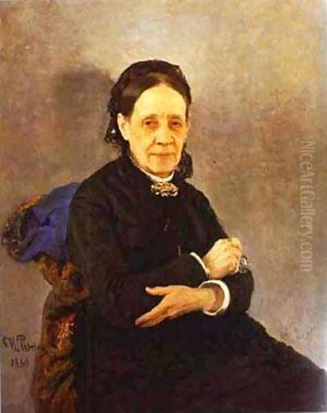 Portrait Of Nadezhda Stasova 1884 - view 1