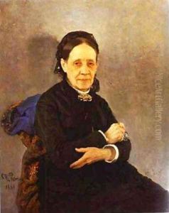 Portrait Of Nadezhda Stasova 1884