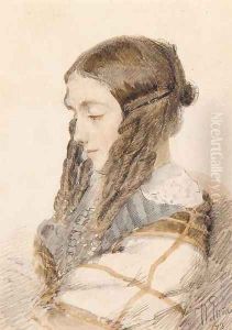 Portrait of a young Lady in Ringlets