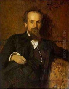 Portrait Of The Artist Pavel Tchistyakov 1878