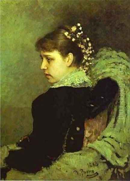Portrait Of T A Mamontova 1882 - view 1