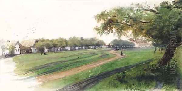 Summer - the Road from the Village - view 1