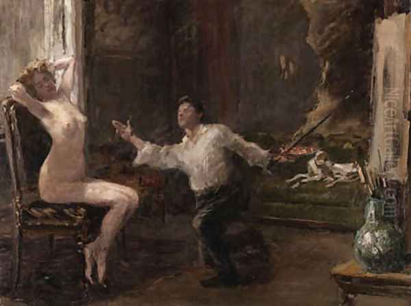 The Artist and his Model - view 1