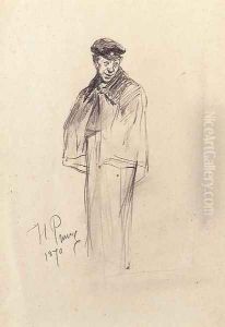 At the Entrance by Repin Iliya