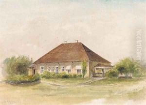 Summer - the House in the Country by Repin Iliya