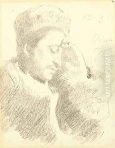 Portrait of Yuri Repin by Repin Iliya