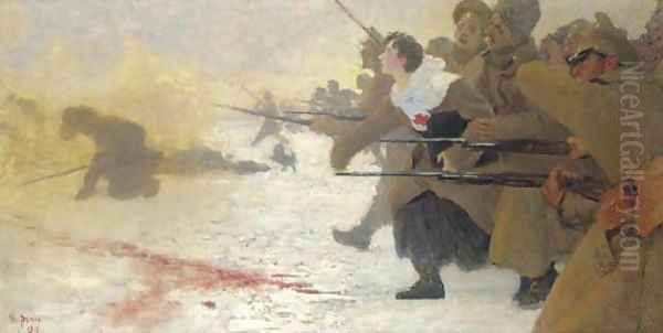 The Attack with the Red Cross Nurse - view 1