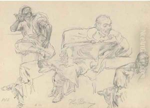 Figure studies by Repin Iliya