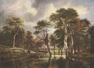 The Hunt by Jacob Van Ruisdael