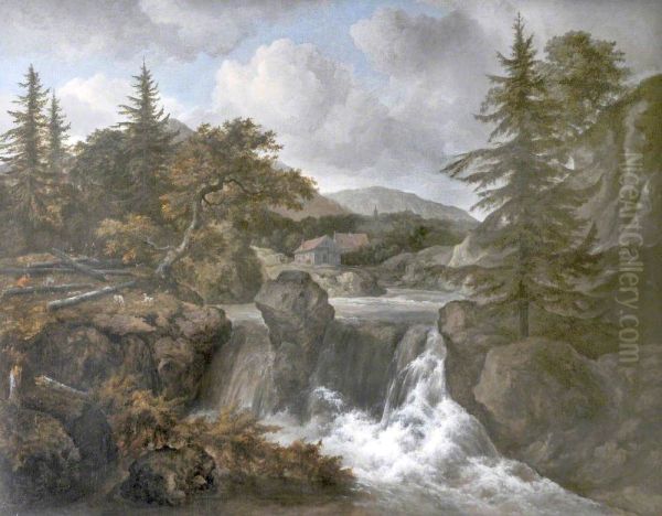 Landscape with Waterfall - view 1