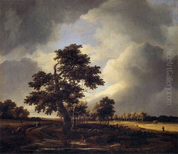 Landscape with Shepherds and Peasants - view 1