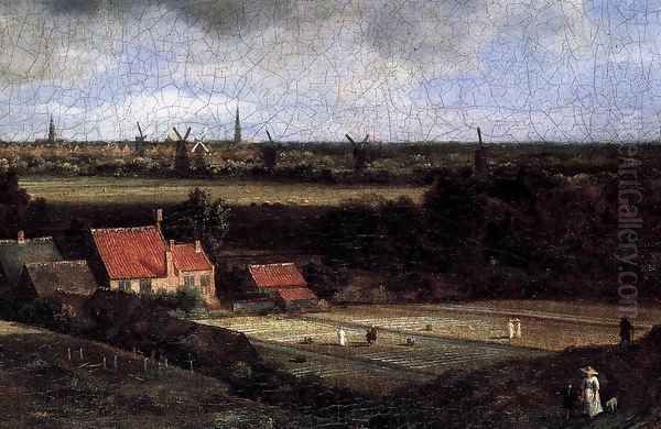 Landscape with a View of Haarlem (detail) - view 1