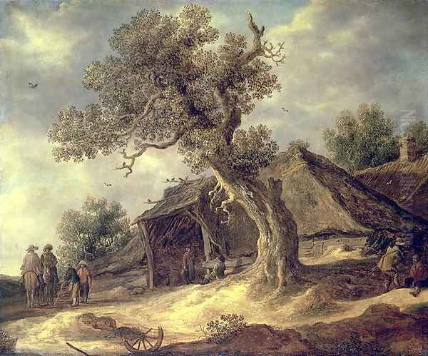 Landscape with an Oak 1634 - view 1