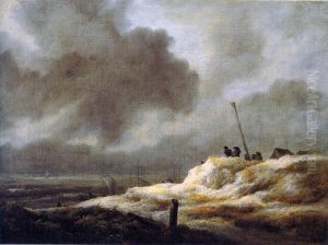 View from the dunes to the sea by Jacob Van Ruisdael