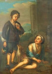 Tva Bondpojkar by Bartolome Esteban Murillo